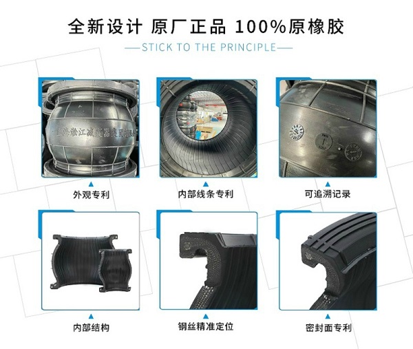 天津PN25可曲双球体橡胶接头限位防止拉脱